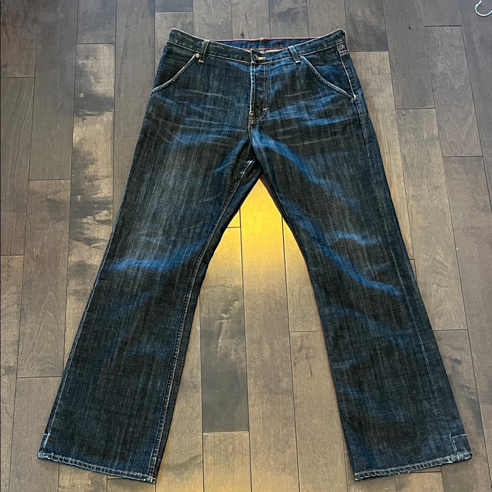 Banana Republic Utility Black Denim Jeans 35/34